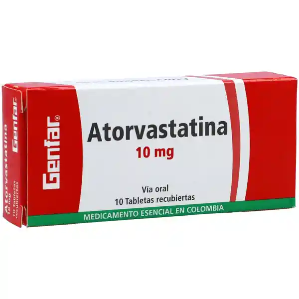 Genfar Atorvastatina (10 mg)