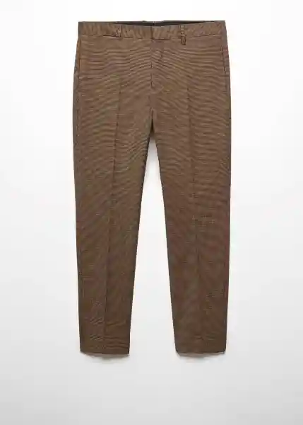 Pantalón Paulo Marrón Talla 46 Hombre Mango