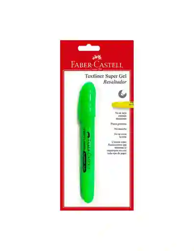 Faber Castell Resaltador en Gel Color Verde