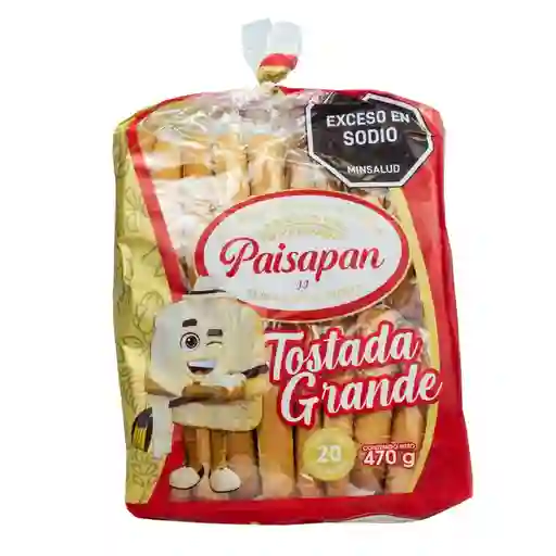 Tostada Paisapan J. J. Grande (470 Gr)