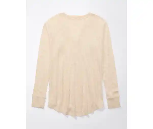 Camiseta Mujer Beige Talla Small American Eagle