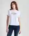 Camiseta Mujer Blanco Talla M 609G090_BLA110601 Americanino