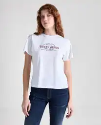 Camiseta Mujer Blanco Talla M 609G090_BLA110601 Americanino
