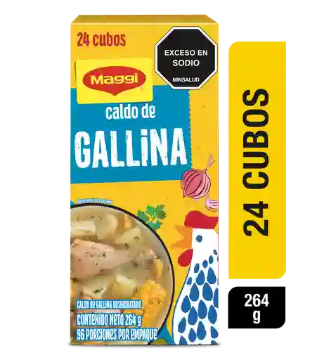 Caldo de Gallina MAGGI x 24 cubos x 264g