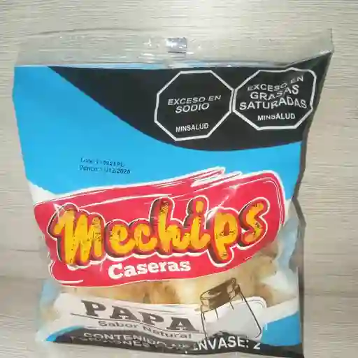 Papas chips natural 50gr