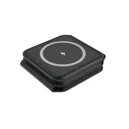 Qdos Base de Carga Qi2 Magsafe Black 3 en 1