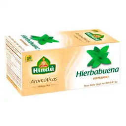 Hindú Aromática de Hierbabuena Peppermint