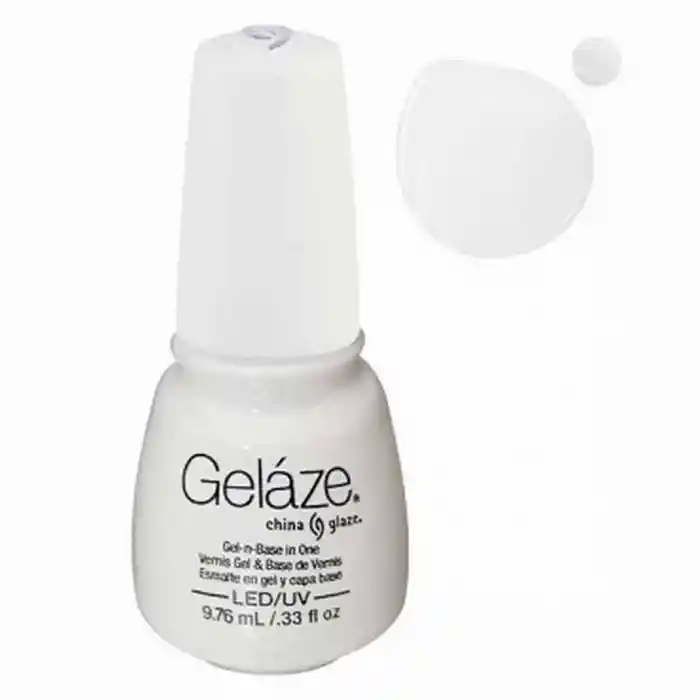 Geláze China Glaze Esmalte De Unasgel White On White