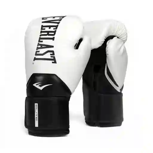 Guantes de Boxeo Elite 2 Blanco/Negro 12 Oz Everlast