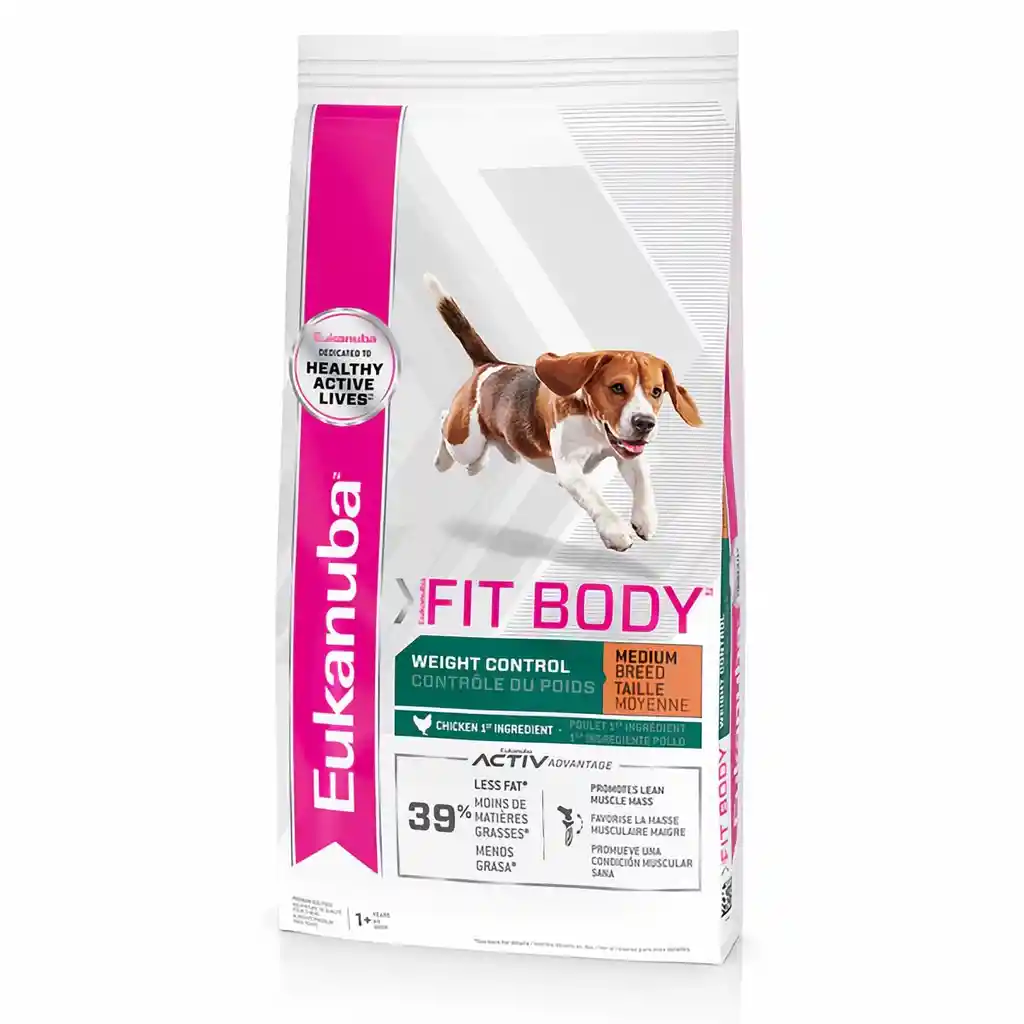 Eukanuba EUK Weigth Control Fit Body Medium Adult 6,8Kg