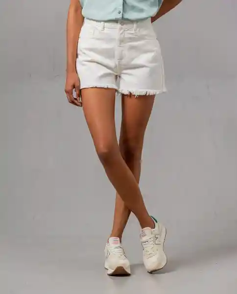 Short Mujer Blanco Talla 12 Rifle