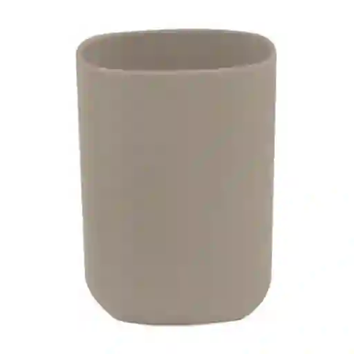 Portacepillos Plástico Textura Taupe