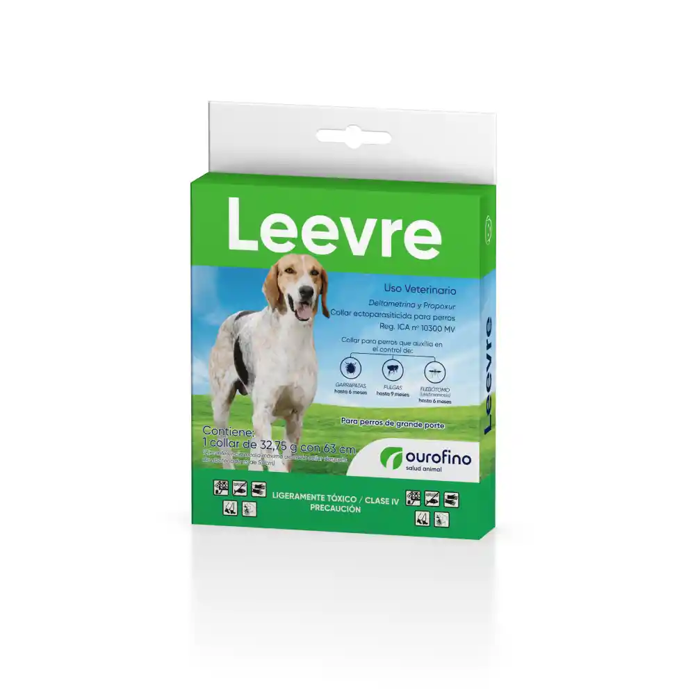 Leevre Collar Antipulgas para Perro de Grande Porte 