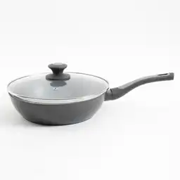 Sartén Oster Aluminio Forjado Antiadherente 2 Piezas Gris