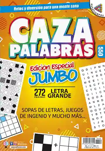 Cazapalabras Edición Especial Jumbo Letra Grande