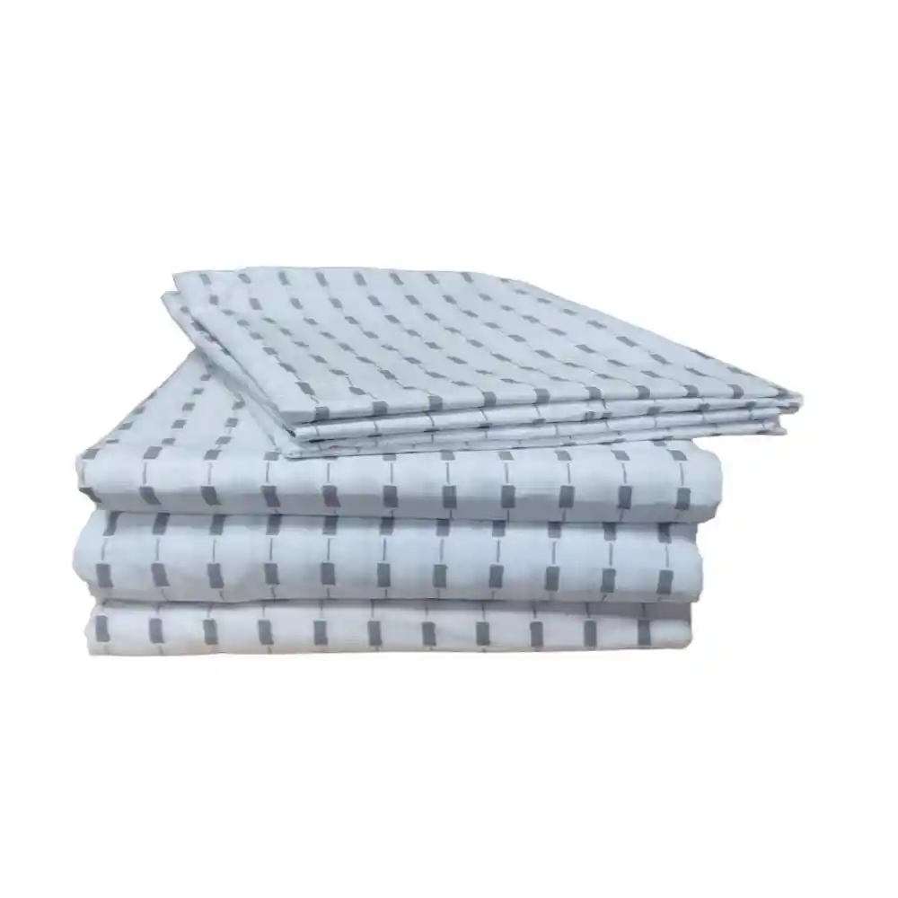 Juego Cama Doble 144h Doble-gris