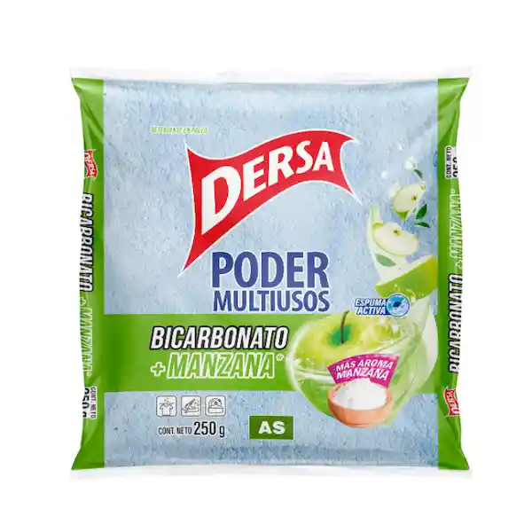 Dersa Detergente en Polvo con Bicarbonato Manzana