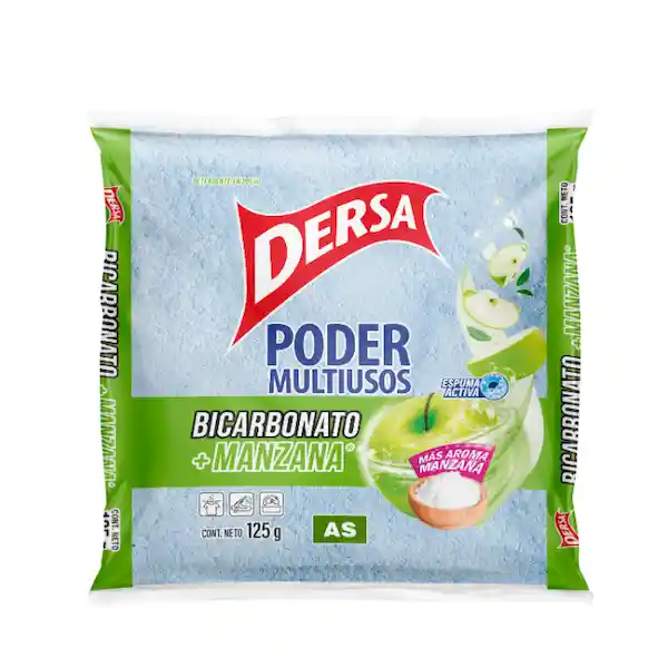 Dersa Detergente en Polvo con Bicarbonato Manzana