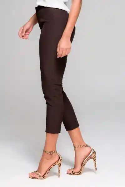 Pantalón Nadine Color Café Puro Talla 8 Ragged