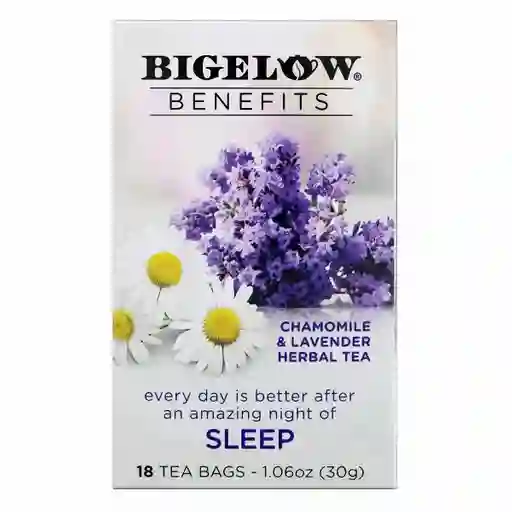 Bigelow té Herbal Manzanilla y Lavanda Libre de Cafeína 30 g