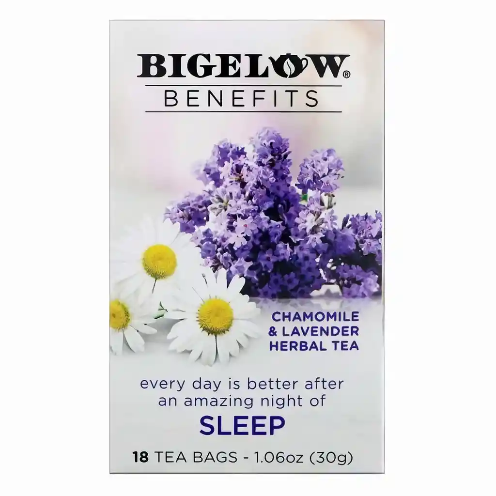 Bigelow té Herbal Manzanilla y Lavanda Libre de Cafeína 30 g