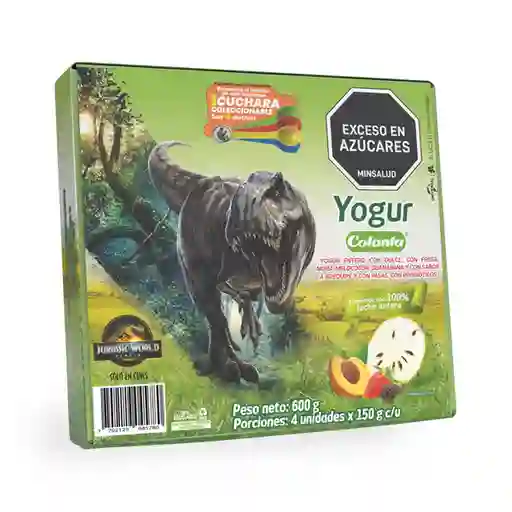 Paquete Yogur Entero Surtido Colanta Vaso x 150 g x 4 U