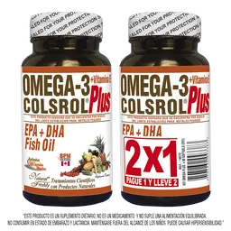 Natural Freshly Pack Suplemento Alimenticio Omega 3 Colsrol