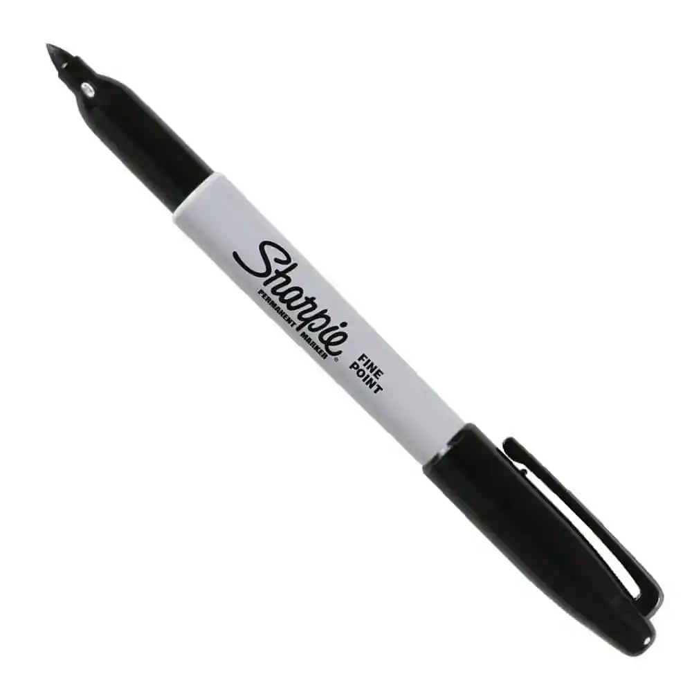 Sharpie Marcador Permanente Punta Fina Color Negro