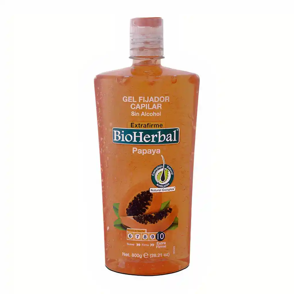 Bio Herbal Gel Fijador Capilar Papaya