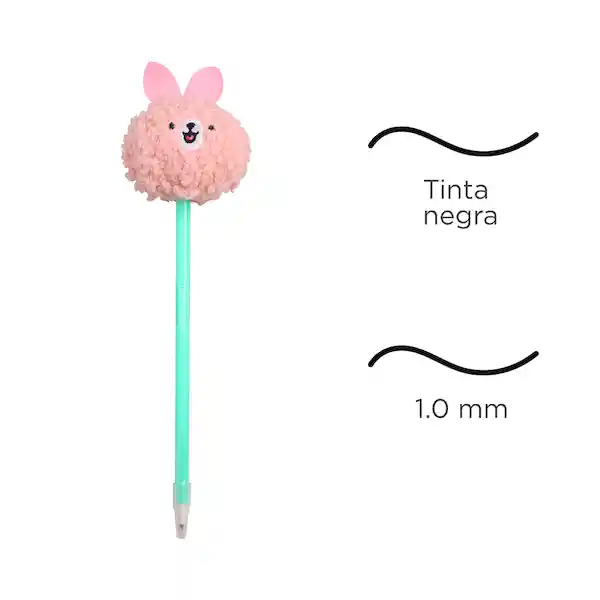 Miniso Bolígrafo Con Peluche Pun Pun Mini Family Series