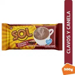 Sol Chocolate con Clavos y Canela