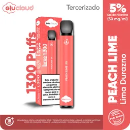 Glucloud Vape Peach Lime Large / 1300 Puffs