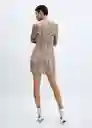 Vestido Margaret Beige Talla XL Mujer Mango