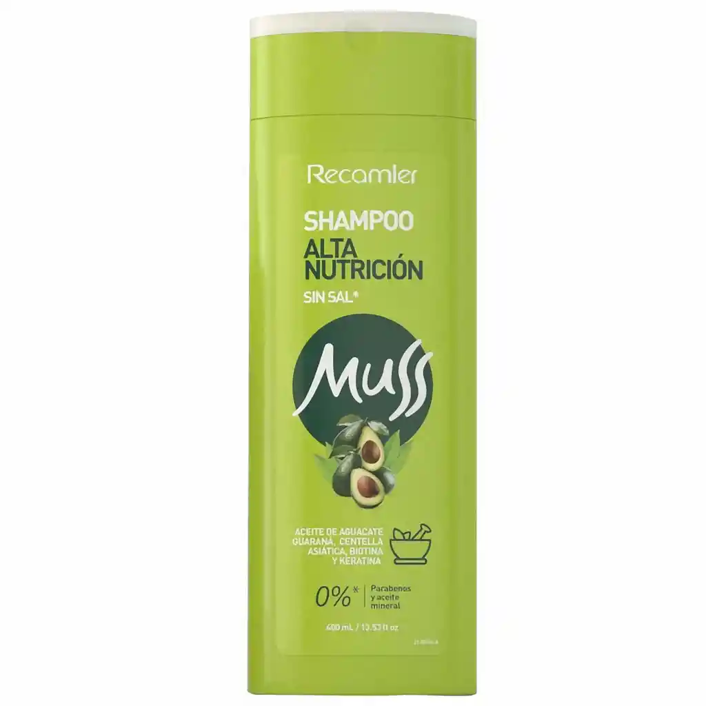 Muss Shampoo Alta Nutrición