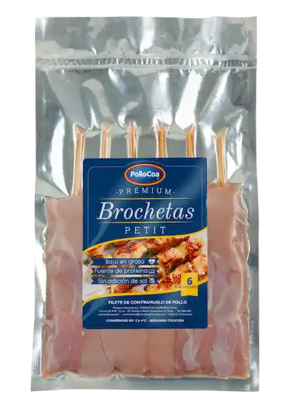 Pollo Coa Brochetas Petit De Pollo Premium