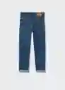 Jeans Dad Tejano Medio Talla 14 Niños Mango