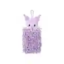 Toalla Para Manos Tipo Mechudo Kuromi Sanrio Morado Miniso