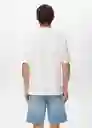 Camiseta Seagull Off White Talla M Hombre Mango