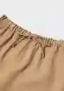 Short Bosco-h Caramelo Talla M Mujer Mango