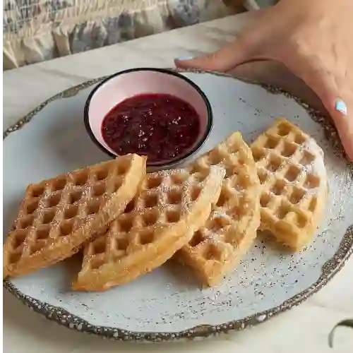 Waffle de Pan de Yuca