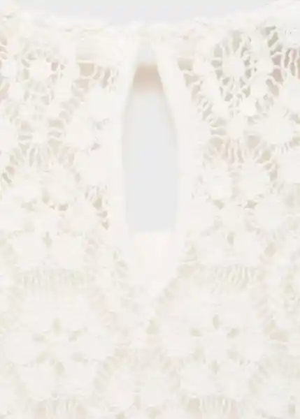 Top Goose Offwhite Talla S Mujer Mango