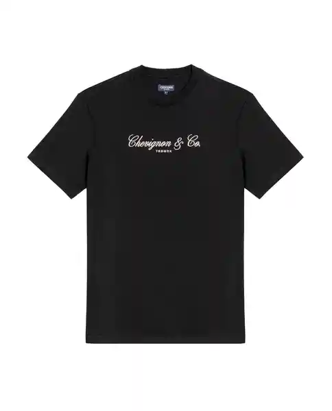 Camiseta Trdmrk Graphic Negro Sombrío Ultraoscuro S Chevignon