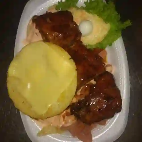 Costillas a la Bbq