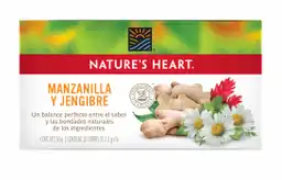 Té Manzanilla Jengibre NATURES HEART 30 gr