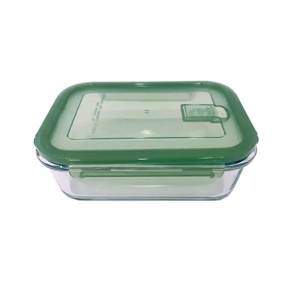 Contenedor Hermético Vidrio Rectangular Krea