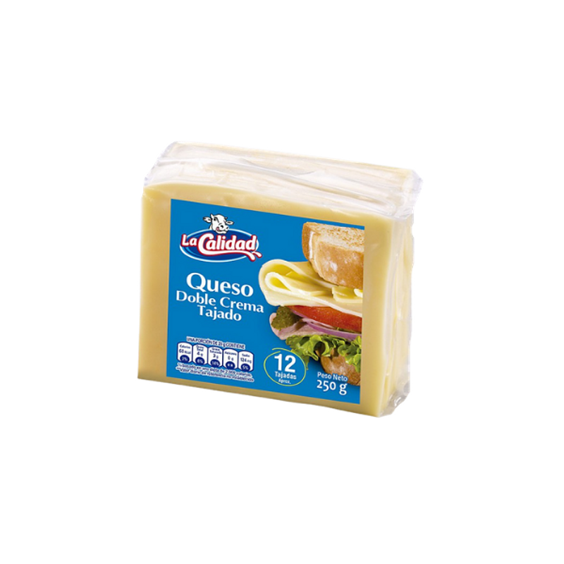 La Calidad Quesos Doble Crema 250 g