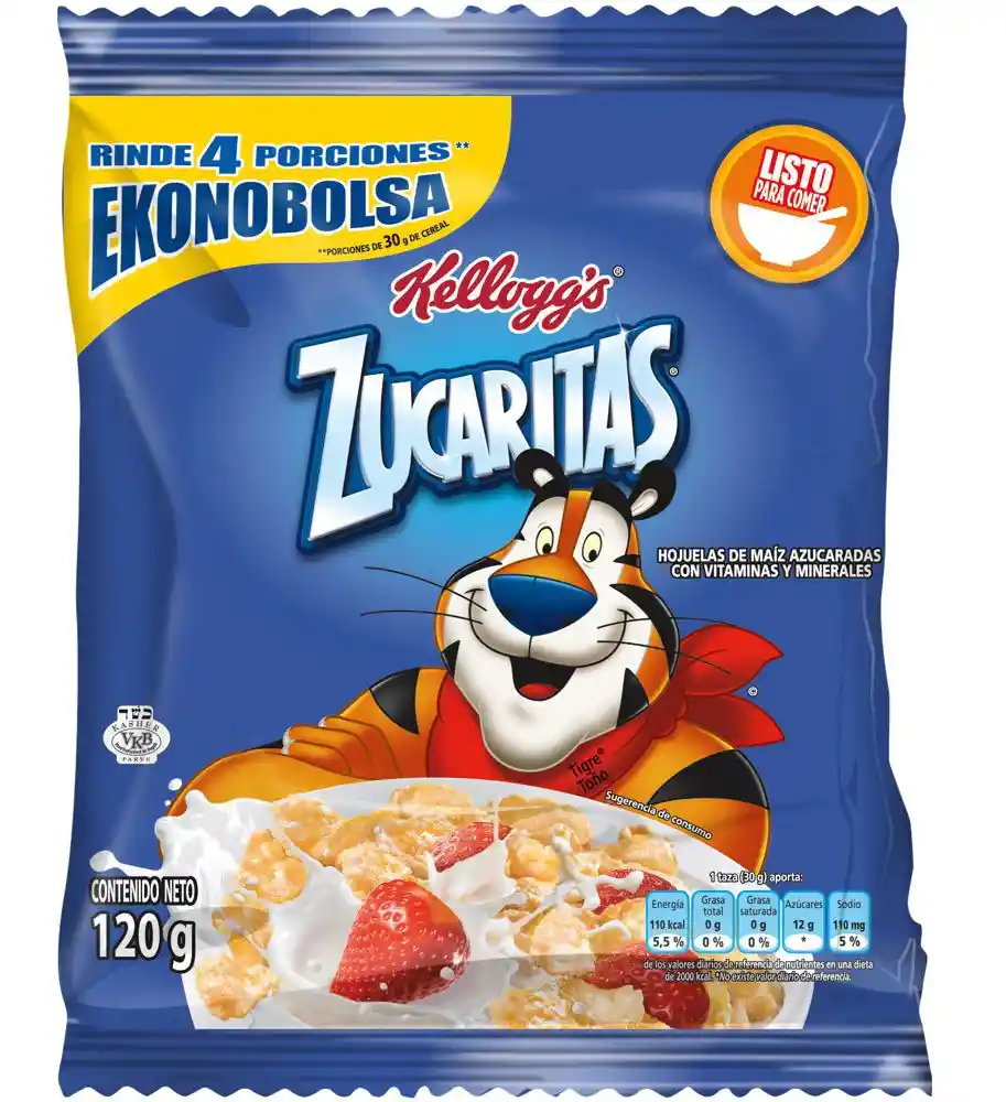 Zucaritas Cereal Hojuelas de Maíz Azucaradas