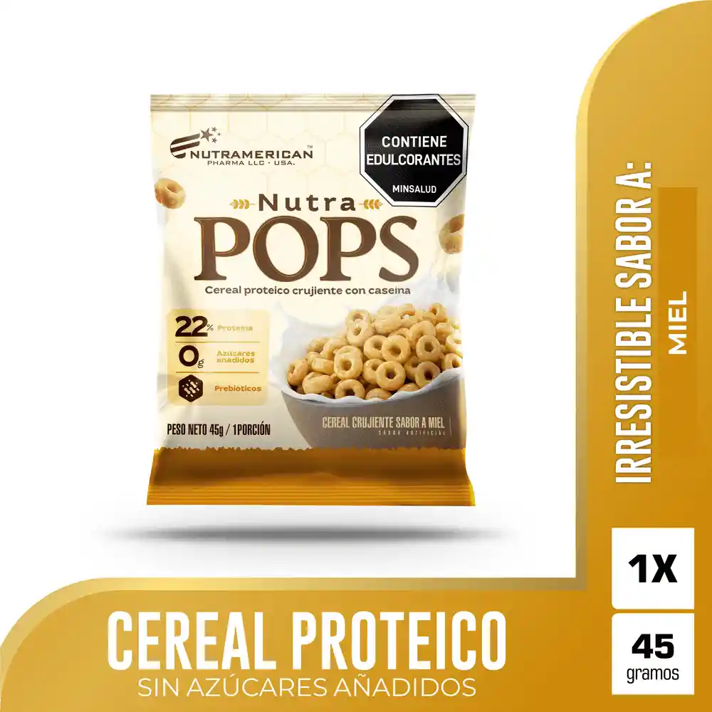 Nutra Pops Cereal de Proteína
