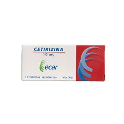Ecar Cetirizina (10 mg)