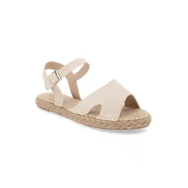 Sandalias Yute Bast Beige Talla 36